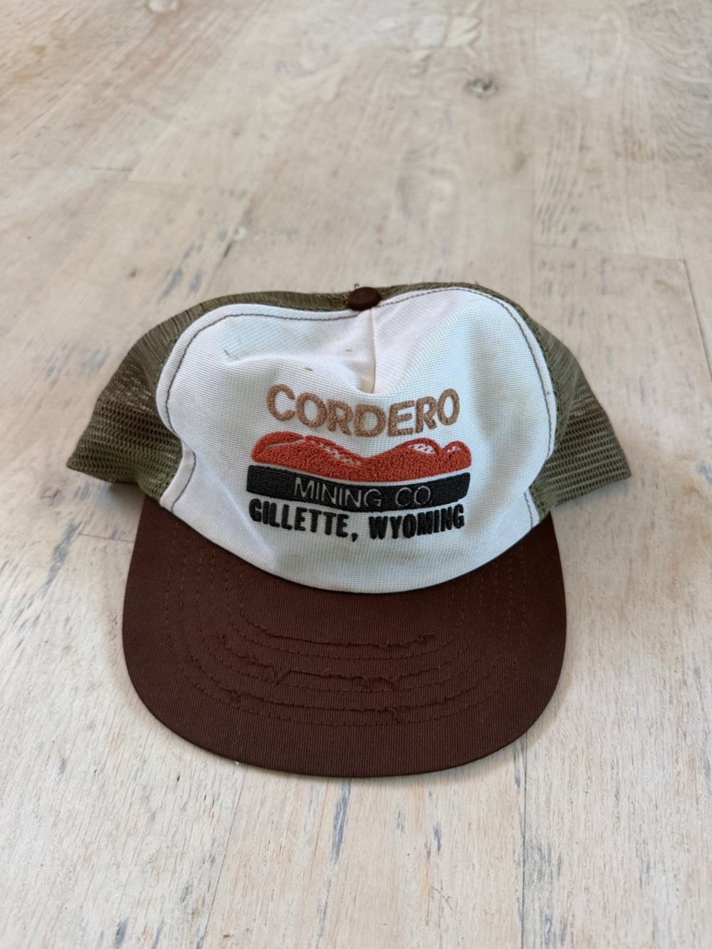 Cordero Mining Co. Trucker Hat in Brown & Olive